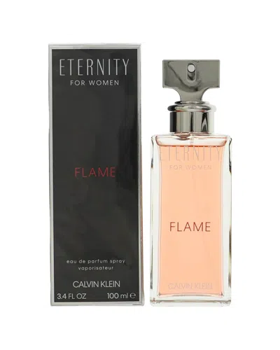 Calvin Klein Women's 3.4oz Eternity Flame Eau De Parfum In Transparent
