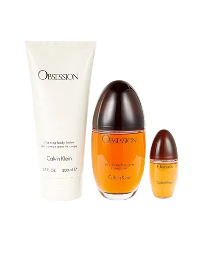 Calvin Klein Women's 3.4oz Obsession 3pc Set