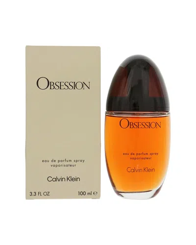 Calvin Klein Women's 3.4oz Obsession Edp Spray In Transparent