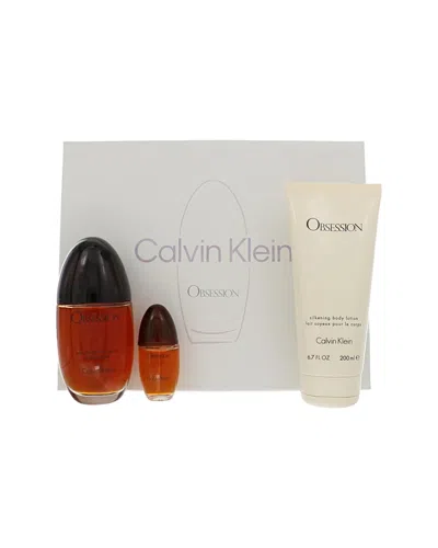 Calvin Klein Women's 3pc Obsession Edp Spray