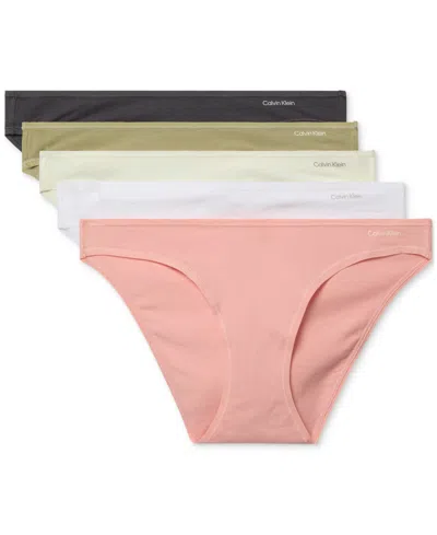Calvin Klein Women's 5-pk. Low-rise Bikini Underwear Qd5251 In Multi