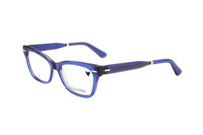 Calvin Klein Women's 52 Mm Blue Eyeglasses Ck23512-538-52