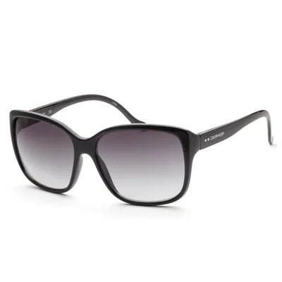 Calvin Klein Women's 60mm Black Crystal Sunglasses In Purple