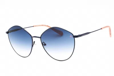 Calvin Klein Women's 61 Mm Navy Sunglasses In Blue