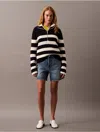 Calvin Klein Women's 90s 6-inch Denim Shorts In Light Dewy