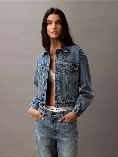Calvin Klein Women's 90s Trucker Jacket