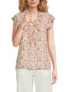 Calvin Klein Women's Abstract Print Top In Multi