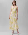 Calvin Klein Robe Longue À Imprimé In Multi