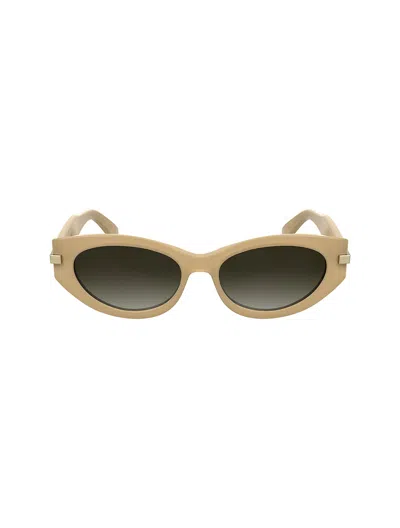 Calvin Klein Women's Acetate Cat Eye Sunglasses
