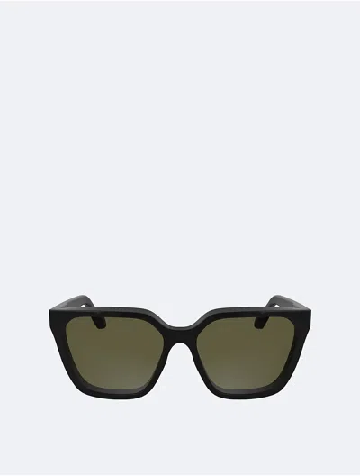 Calvin Klein Women's Acetate Modified Rectangle Sunglasses