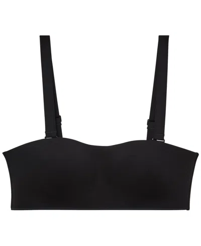 Calvin Klein Women's Adapt Bandeau Strapless Bra Qf8416 In Black