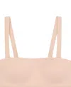 Calvin Klein Women's Adapt Bandeau Strapless Bra Qf8416 In Metallic