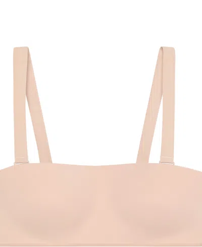 Calvin Klein Women's Adapt Bandeau Strapless Bra Qf8416 In Metallic