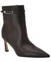 Calvin Klein Women's Alenna Buckle Strap Stiletto Booties In Brown