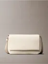 Calvin Klein Women's All Day Flap Crossbody Bag In Chalk