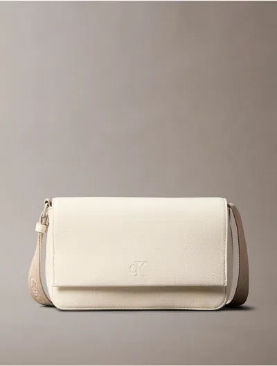Calvin Klein Women's All Day Flap Crossbody Bag In Chalk