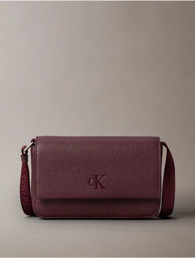 Calvin Klein Women's All Day Phone Flap Crossbody Bag In Cherrywood