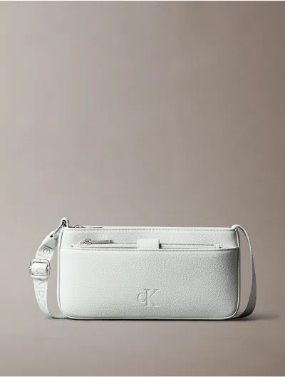 Calvin Klein Women's All Day Phone Zip Crossbody Bag In Sky Gray