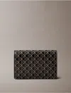 Calvin Klein Women's Allover Monogram Logo Accordion Card Case In Black