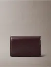 Calvin Klein Women's Allover Monogram Logo Accordion Card Case In Brown