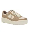 Calvin Klein Alondra Platform Sneaker In Light Natural Multi