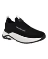 Calvin Klein Alvera Womens Laceless Slip-on Sneakers In Black
