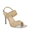 Calvin Klein Amour Slingback Sandal In Light Natural Leather