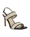 Calvin Klein Amour Slingback Sandal In Natural,black