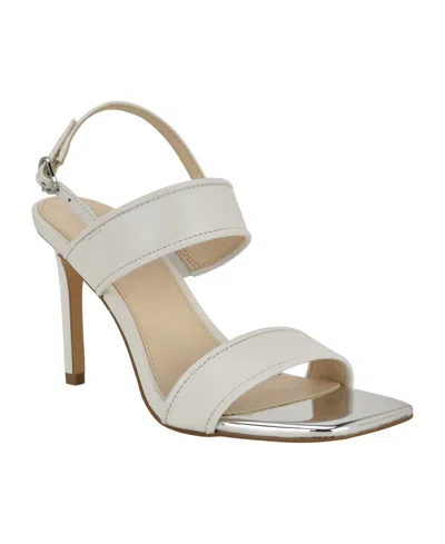 CALVIN KLEIN WOMEN'S AMOUR DOUBLE BAND SLINGBACK STILETTO SANDALS