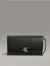 Calvin Klein Women's Archive Hardware Chain Wallet In Black Beauty