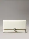 Calvin Klein Women's Archive Hardware Chain Wallet In Desert Sand Dune