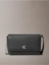 Calvin Klein Women's Archive Hardware Flap Crossbody Bag In Black