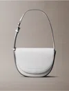 Calvin Klein Women's Archive Hardware Saddle Bag In Mirage Gray