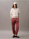 Calvin Klein Women's Archive Logo Fleece Joggers In Apple Butter