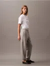 Calvin Klein Women's Archive Logo Fleece Joggers In Heroic Grey Heather