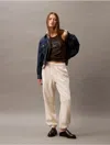 Calvin Klein Women's Archive Logo Fleece Joggers In Vanilla Heather