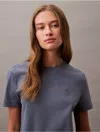 Calvin Klein Women's Archive Logo T-shirt In China Blue