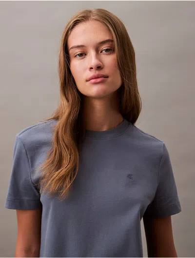 Calvin Klein Women's Archive Logo T-shirt In China Blue