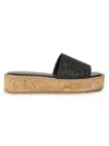 Calvin Klein Arzelia Platform Sandal In Black