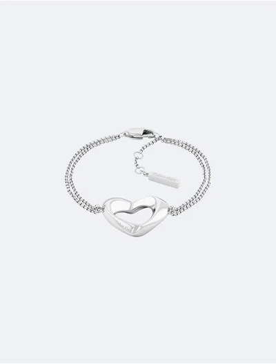 Calvin Klein Women's Asymmetric Heart Bracelet