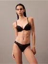 Calvin Klein Women's Attraction Lightly Lined Perfect Coverage Bra In Black