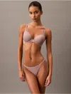 Calvin Klein Women's Attraction Lightly Lined Perfect Coverage Bra In Sand Trap