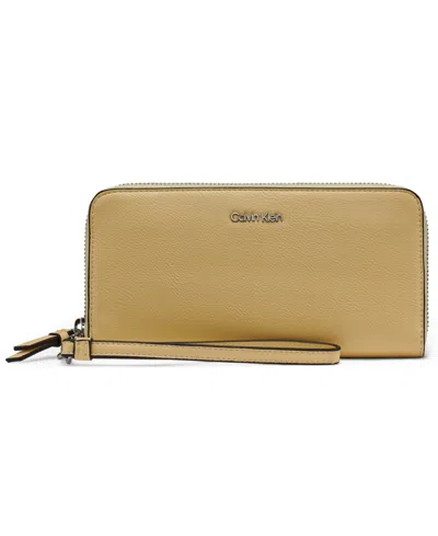 Calvin Klein Women's Audrey Boxed Wallet In Yellow