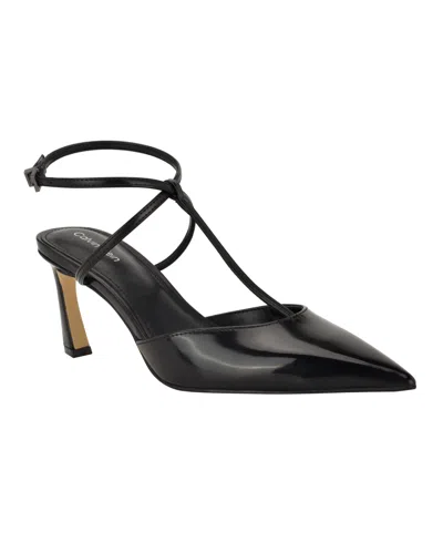 Calvin Klein Women's Avriel Strappy Dress Pumps In Black