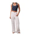 Calvin Klein Women's Baggy Jeans White In White