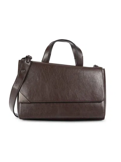 Calvin Klein Women's Basalt Solid Top Handle Bag In Brown
