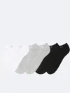 Calvin Klein Women's Basic Cushion No Show 6-pack Socks In Oxford Heather Assorted