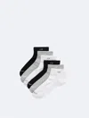 Calvin Klein Women's Basic Cushion Quarter 6-pack Socks In Grey
