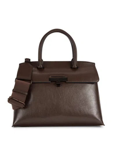 Calvin Klein Women's Becky Two Way Satchel In Brown