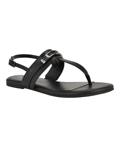 CALVIN KLEIN WOMEN'S BETTIA FLAT SLINGBACK SANDALS